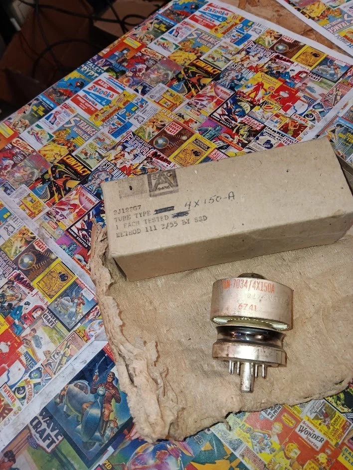 Tubo de electrones EIMAC 4X150A / 7034 NUEVO EN STOCK Foto 2 de 4