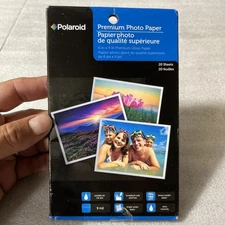 Polaroid Premium Photo Paper 20 Sheets 6" x 4" Premium Gloss Picture Paper