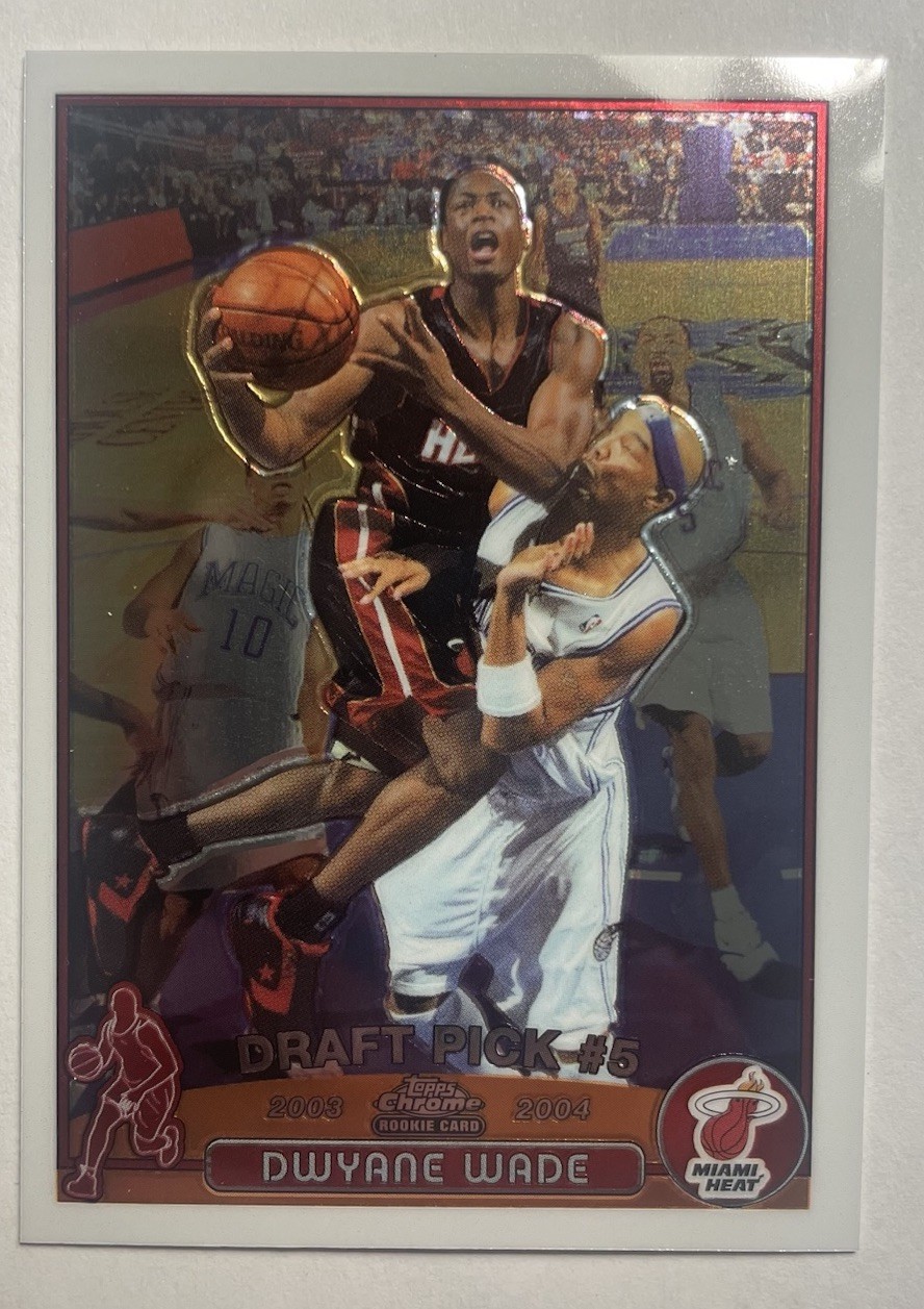2003-04 Topps Chrome - Dwyane Wade #115 (RC) GREAT CONDITION Miami Heat HOF