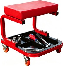 Tr6300 Red Rolling Creeper Garage Seat Padded Mechanic Stoolrepair Shops Tr6300 Red Rolling Creeper Garage Seat Padded Mechanic Stoolrepair Shops