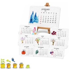 NEW Plantable Seed Calendar 2027 Gardening Green Living Planner with Holder