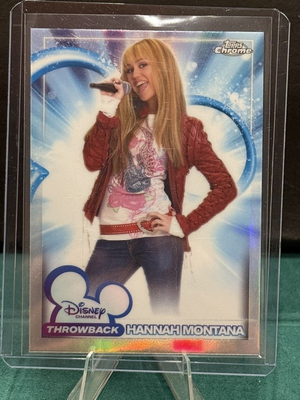Topps 2026 Topps Chrome Disney Channel Throwback Hannah Montana DC-3 Card