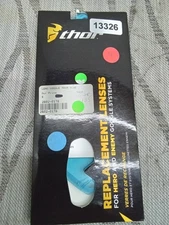 NEW THOR HERO ENEMY CLEAR BLUE REPLACEMENT GOGGLE LENS 2602-0178