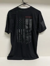 TVP Til Valhalla Project T-Shirt Size Large Black Never Forget September 11th