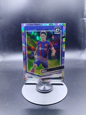 2023-24 Donruss Optic GAVI Cracked Ice Prizm #112 FC Barcelona