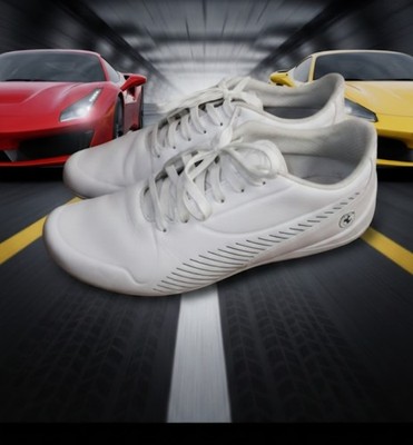 Puma Ferrari Drift Cat 7S Ultra White Leather Mens Sneakers Size 11 339912-01
