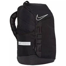 New Nike Elite Pro Basketball Backpack Black/White BA6164 One Size Durable Bag