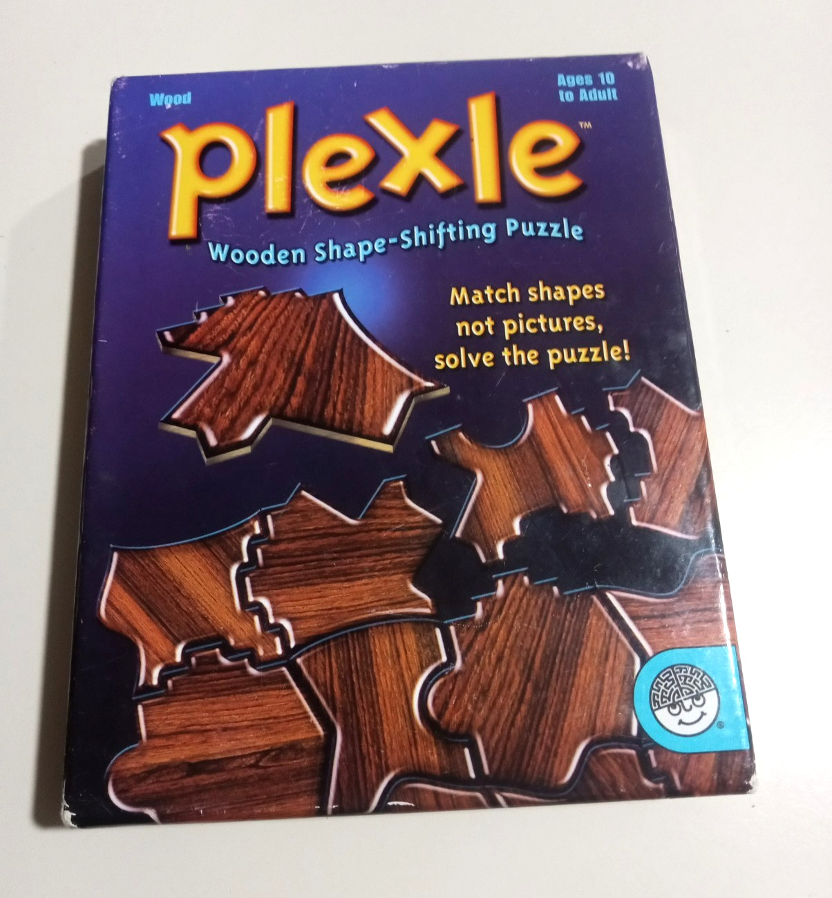 Plexle Wooden Shape-Shifting Puzzle 16 pcs. Complete Mindware Logic "WOOD"