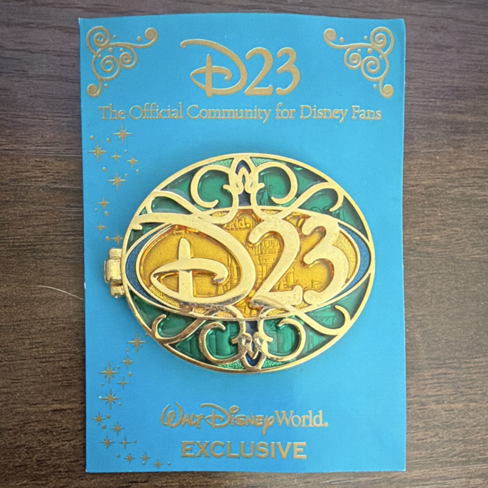 Disney WDW D23 Exclusive Hinged 2011 Cinderella Castle Single Pin