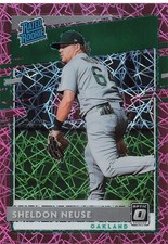 2020 Panini Donruss Optic - Rated Rookies Sheldon Neuse #69 Pink Velocity /199