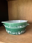 Pyrex JAJ Green Gooseberry Casseroles DAMAGED