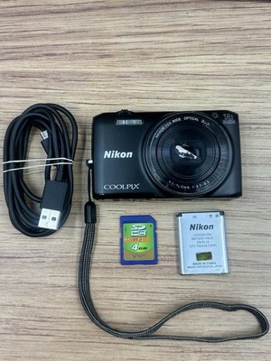 Nikon COOLPIX S6800 16.0MP Digital Camera - Black for sale online