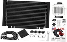 Transmission cooler, Aluminum trans cooler, Black transmission cooler