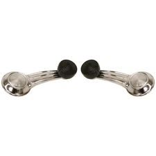 Chrome Door Window Crank Handle Pair Set for Pontiac Cadillac Chevy Olds Buick