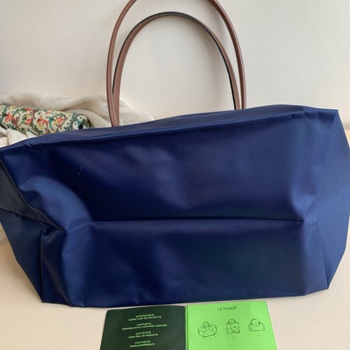 Handle, tot bag LONGCHAMP le pliage Shopping borsa fasciatoio nylon Navy Blue - Foto 7 di 16