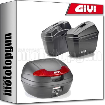VISION BLACK TOP CASE + SIDE CASES - 78 LT GIVI TRIUMPH TIGER SPORT 660 2022 22