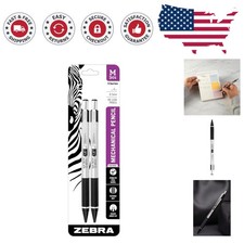 Lightweight 0.5mm Mechanical Pencils with Ribbed Grip - 2-Pack for Professionals