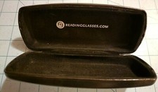 Reading Glasses.com Brand: Black Hardshell Glasses Case, Pre-Own  Free Shipping