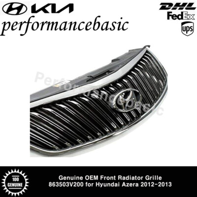 Genuine OEM Front Radiator Grille 863503V200 for Hyundai Azera
