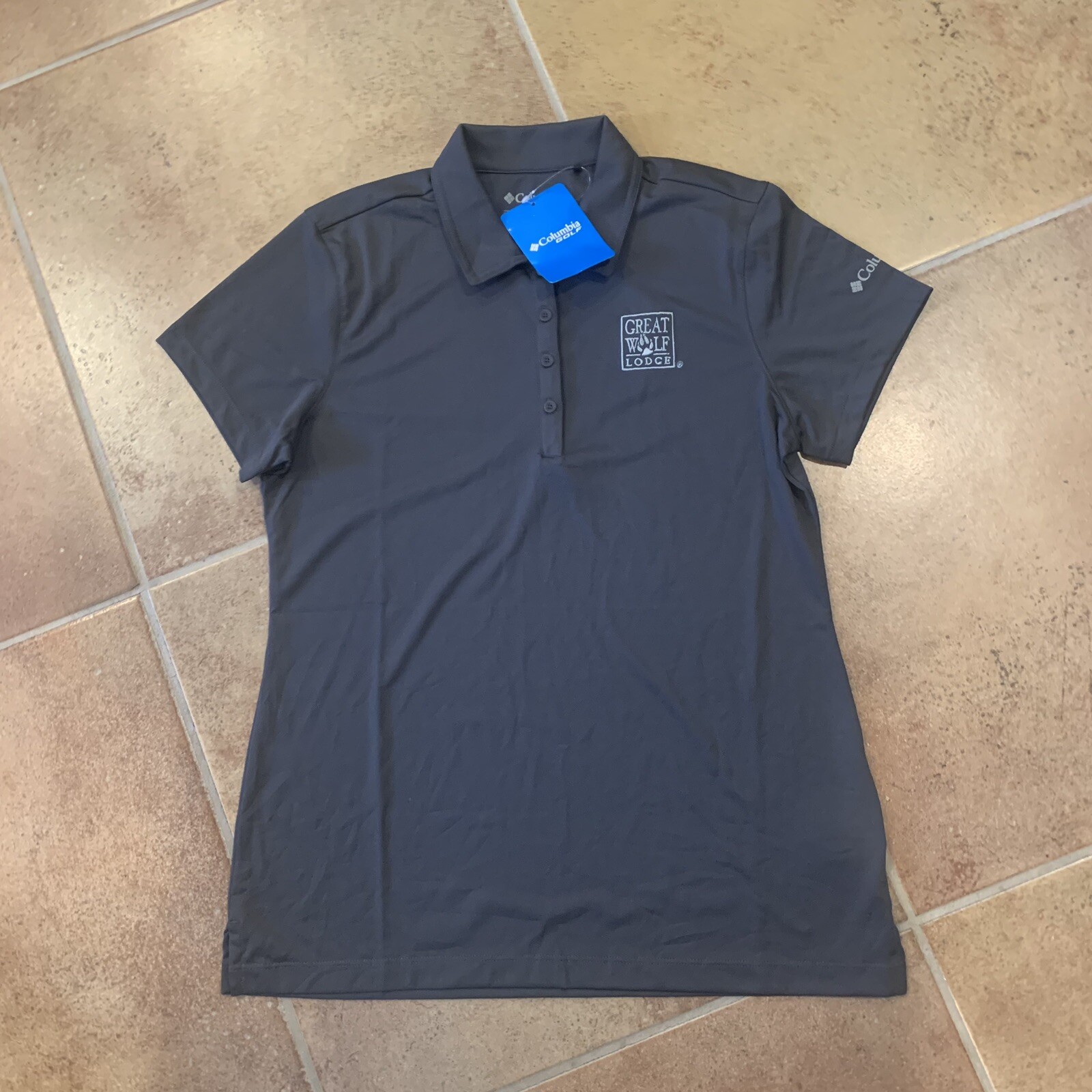 Columbia Women's Small Golf Polo Short Sleeve Top NWT