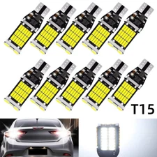 10x Super Bright White LED Bulb For Car Backup Reverse Light 912 921 T15