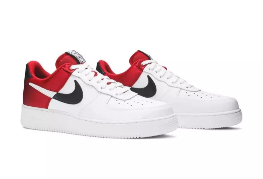 Nike Air Force 1 '07 LV8 x NBA White Bright Crimson for Sale, Authenticity  Guaranteed