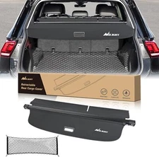 Nilight Cargo Cover for VW Volkswagen Tiguan 2018-2024 Retractable Trunk Cover
