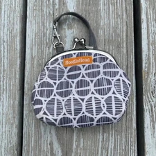 BooginHead Paci Pacifier Holder Small Coin Change Travel 4"X 4” Gray