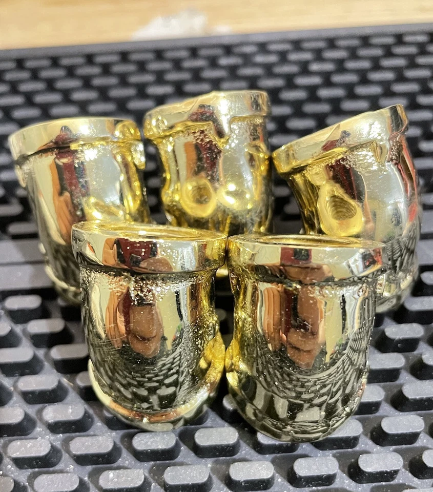 3/8 Inch 45 Degree (1/8) BRASS GOLD FINISH Female Pipe Thread - Image 2 of 4