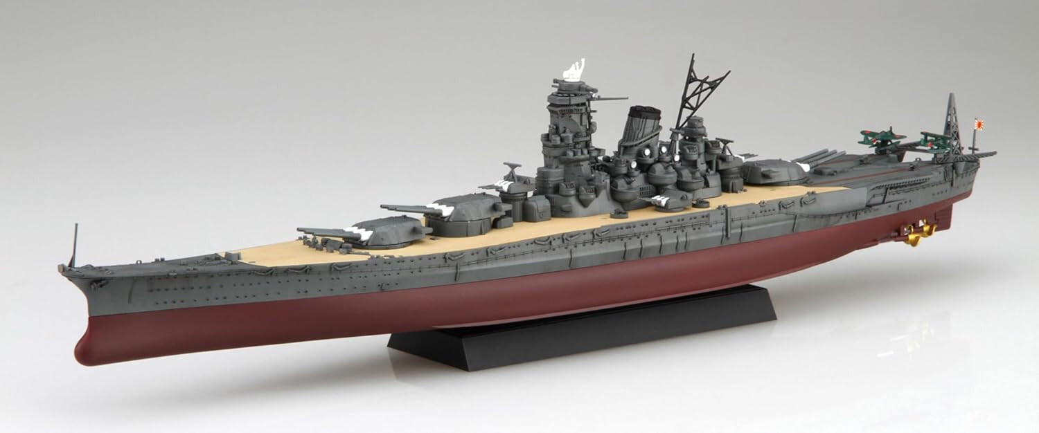 КОРАБЛЬ FUJIMI 1/700 СЛЕДУЮЩЕЙ СЕРИИ №12 EX-201 IJN ЛИНКОР МУСАСИ Модельный комплект