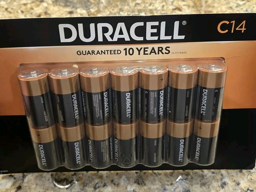 Duracell Coppertop Alkaline C Battery C14 Batteries, 14 ct . - 第 2/3 張圖片