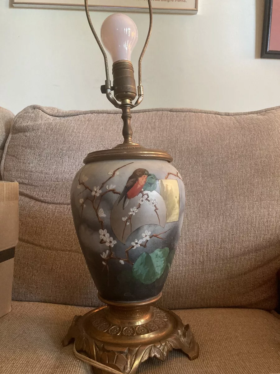 Antique on sale baccarat lamp
