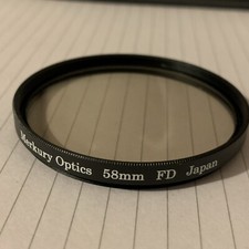 Merkury Optics 58mm FD Japan Filter