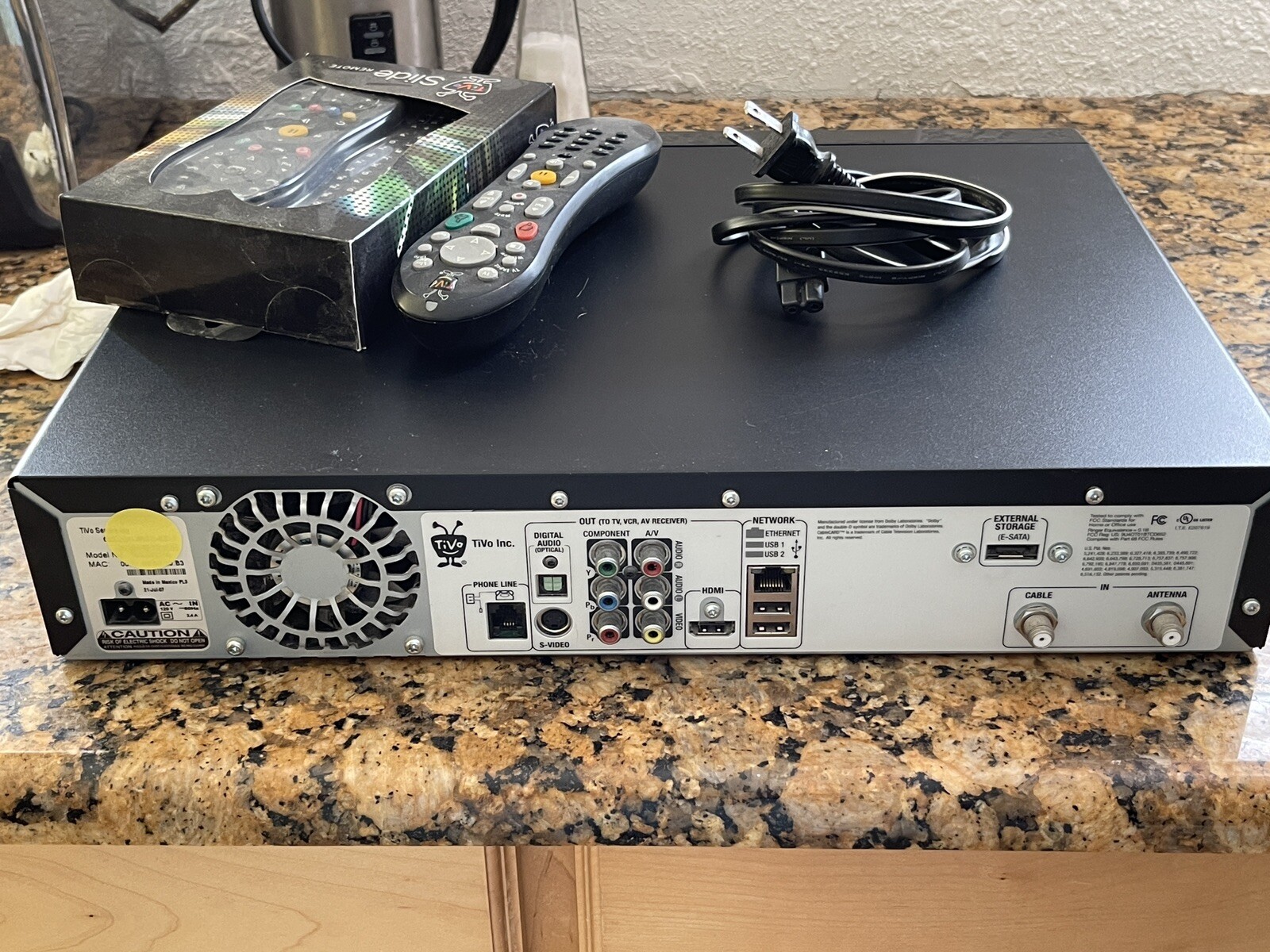 TiVo HD Series 3 TCD652160 (160GB) DVR with LIFETIME and 2 REMOTES eBay