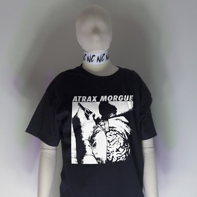 ATRAX MORGUE Shirt | Whitehouse Wolf Eyes Prurient Noise Industrial Coil Merzbow