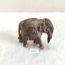 Statua Decorativa Collezionabile In Legno Fatta A Mano A Forma Di Elefante WD4