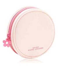 Marc Jacobs Fragrances DAISY Pink Round Bag Cosmetics Makeup Pouch Clutch - NIB