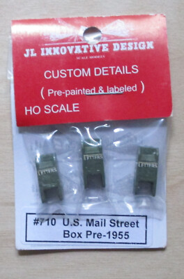 Pre 1955 US Mail Street Box HO 1:87 Scale JL Innovative 710 Layout Diorama
