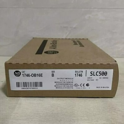 New Factory Sealed AB 1746-OB16E SER B SLC 500 PLC Output Module 1746O-B16E