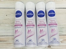 Nivea Aclarado Natural Efecto Satin 150ml Spray Antitraspirante 48h 4 Pack