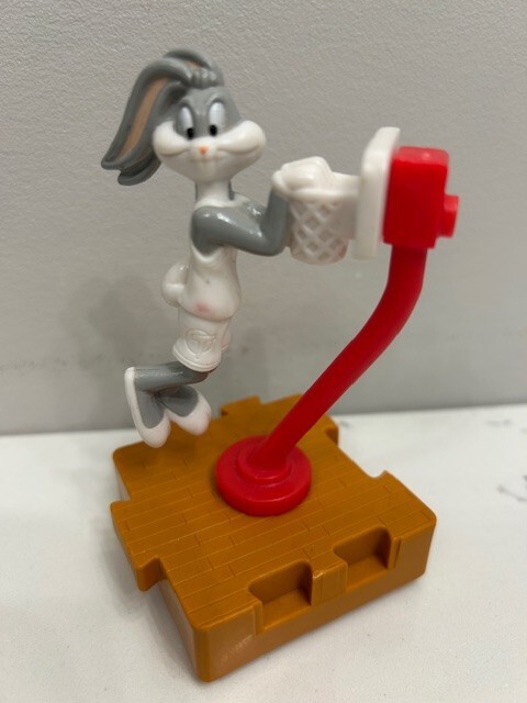 Vintage 1996 Space Jam McDonalds Happy Meal Toy Bugs Bunny