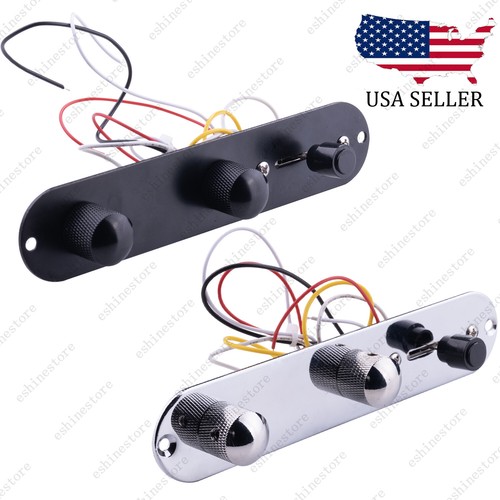 Loaded Guitar Bridge Control Plate System 250K pot for Telecaster Tele TL - Picture 1 of 9