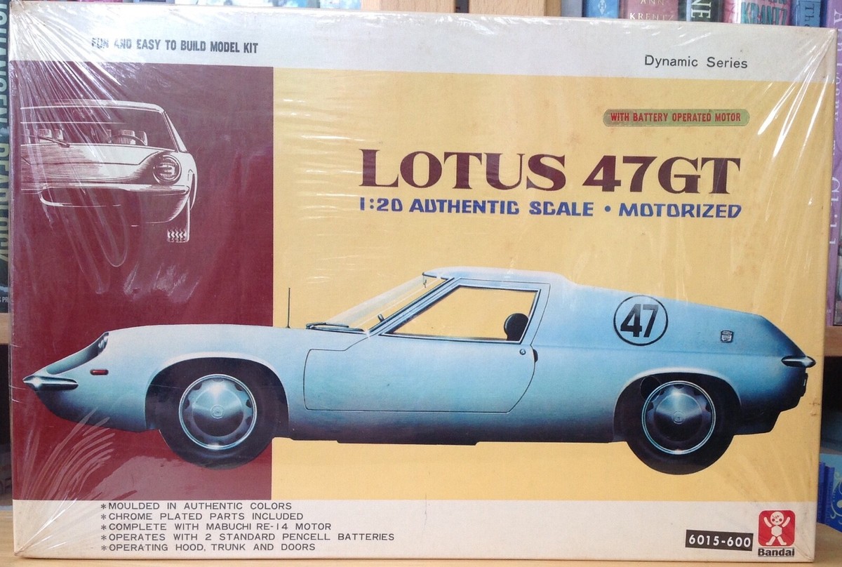 Bandai 1:20 Lotus 47GT Europa Vintage Model Car Kit 6015-600