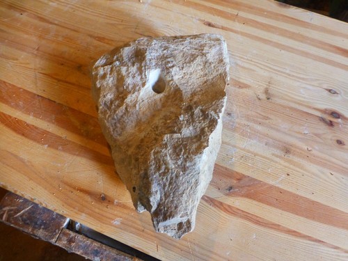 Quellstein Brunnenstein mit Loch für Quellsteinbrunnen Naturstein Nr. 96 Unikat - Bild 9 von 12