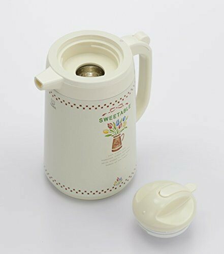 Tiger thermos bottle warming desk table pot 1.02 L Ivory PRTA100C