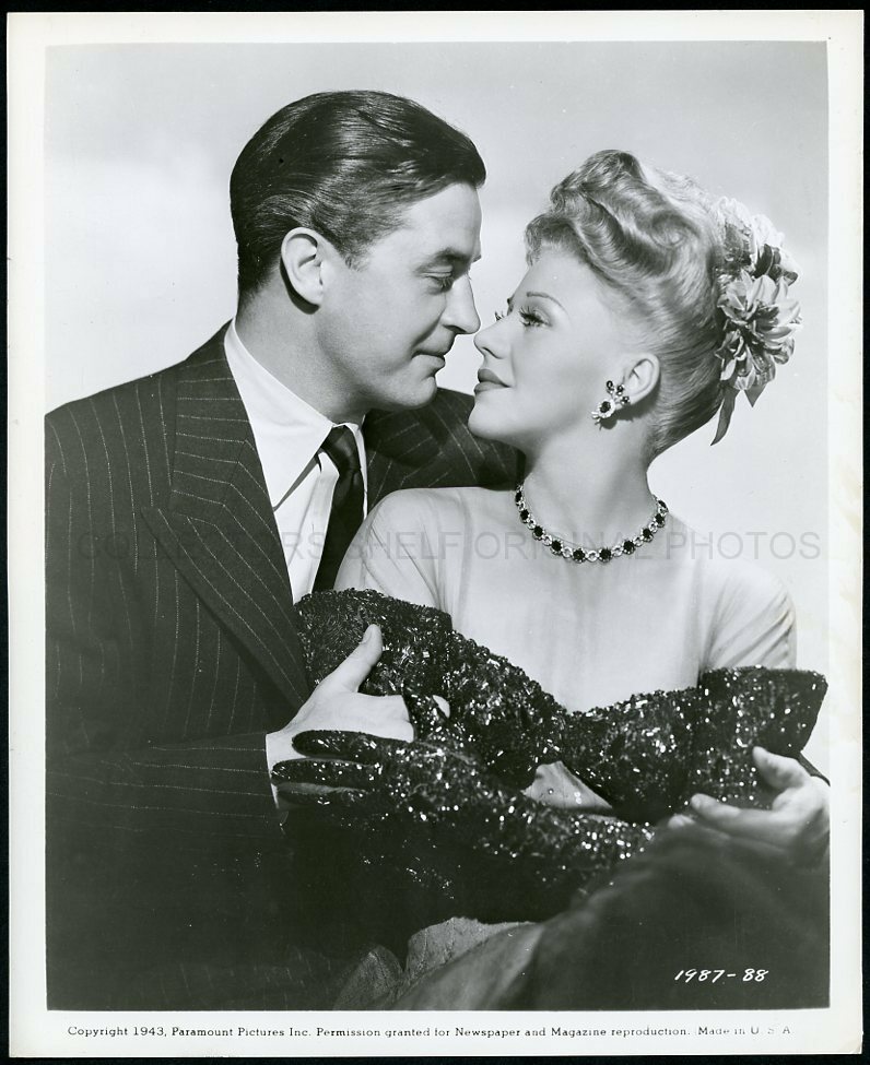 GINGER ROGERS + RAY MILLAND "LADY IN THE DARK" Original Vintage 1943