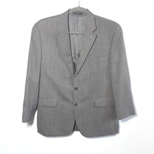 Lauren Ralph Lauren Blazer Suit Jacket - size 44 Regular, EUC Wool Gray Check