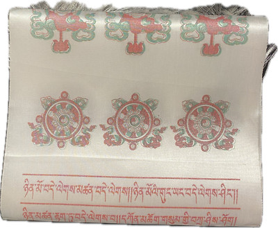 Tibetan Buddhist Prayer Offering White Silk Khada Khata Auspicious Scarf Nepal
