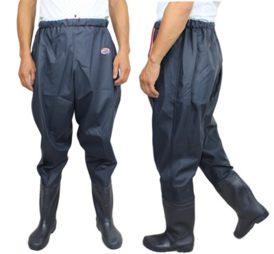Outdoor Waterproof Thigh Wader Boots Rain Fishing Jumpsuit Pants Rubbers Men 