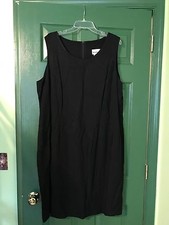 Womens Perceptions by Irene B. black sleeveless dress size 20W
